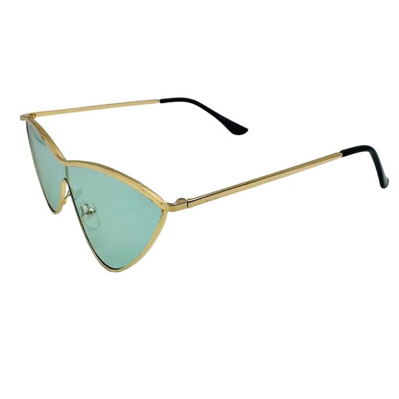 7032 | Green Cateye Sunglasses - Picture 2 of 5
